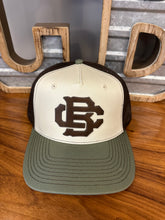 Load image into Gallery viewer, Hat - Leather Patch Army Green Collection