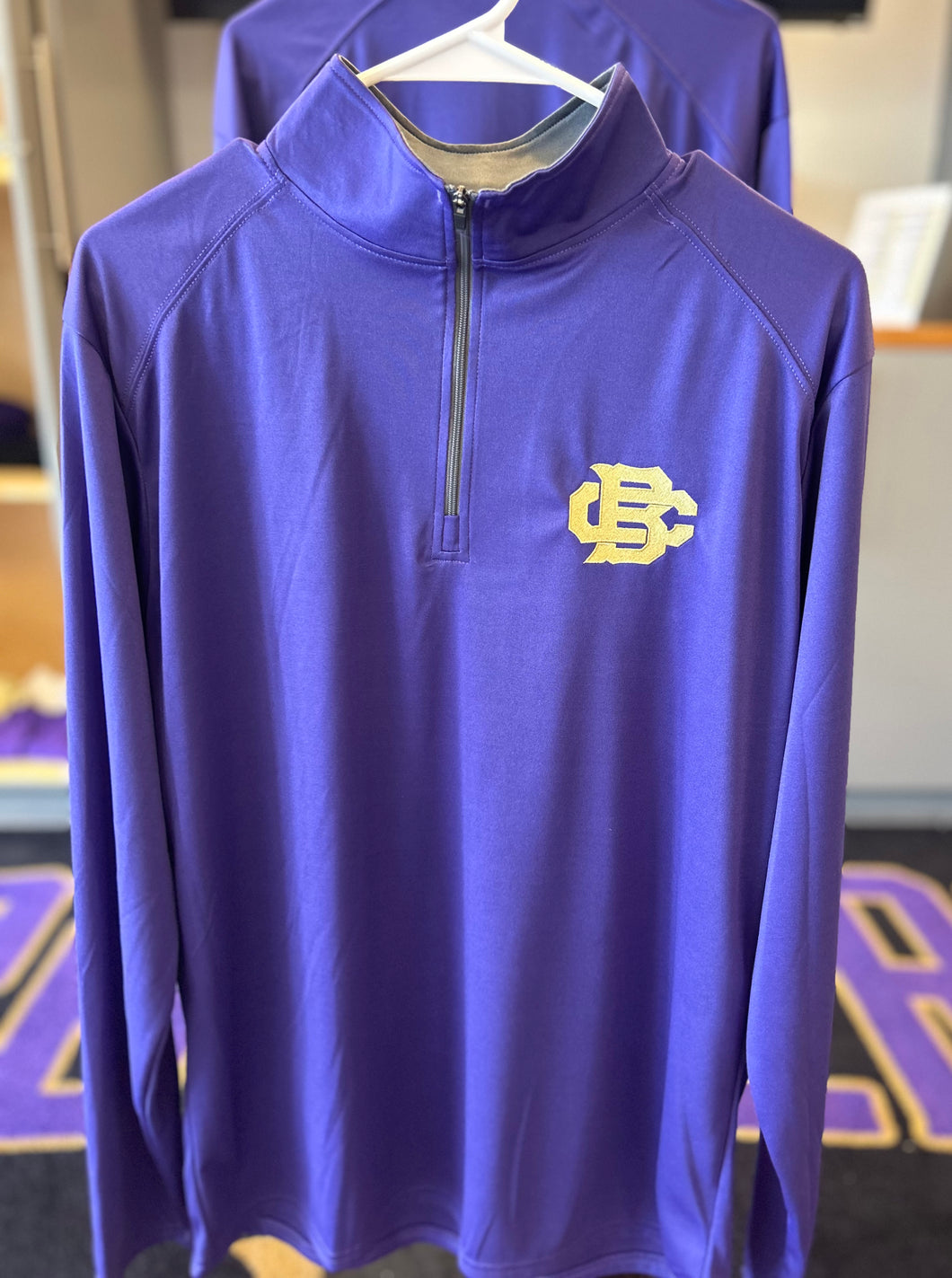 1/4 Zip - Badger Purple Pullover