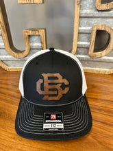 Load image into Gallery viewer, Hat - Leather Patch Black / White Collection