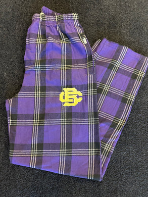 Flannel PJ Pants -Black & Purple